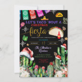 Cactus Taco voor een kerstfeest Kaart (Voorkant)
