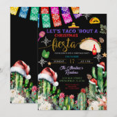 Cactus Taco voor een kerstfeest Kaart (Voorkant / Achterkant)