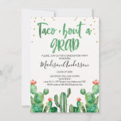 Cactus Taco'bout Een Afstudeerder Uitnodiging (Voorkant)