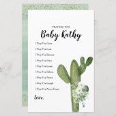 Cactus Taco's bout Love Prayers for Baby Sign (Voorkant / Achterkant)