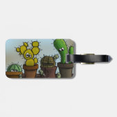 Cactus, tekens bagagelabel (Achterkant horizontaal)