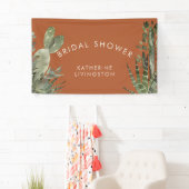 Cactus Terracotta Vrijgezellenfeest Spandoek (Insitu)