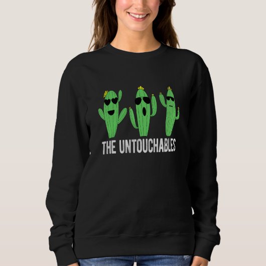 Cactus The Untouchables Coole Succulenten Cactus Trui (Voorkant)