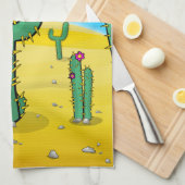 Cactus Theedoek (Quarter Fold)