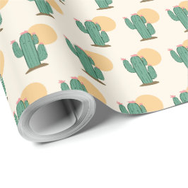 Cactus Thema Gift Wrapping Papier