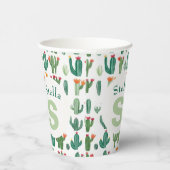 Cactus thema Southwest Charm Paper Cup Papieren Bekers (Rechts)