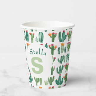 Cactus thema Southwest Charm Paper Cup Papieren Bekers