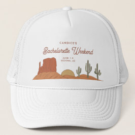Cactus thema woestijn Bachelorette Trucker Pet