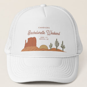 Cactus thema woestijn Bachelorette Trucker Pet