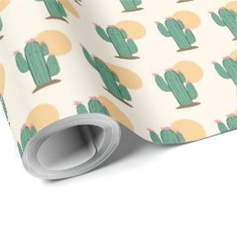 Cactus Theme Cadeauverpakking Cadeaupapier