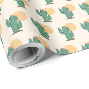 Cactus Theme Cadeauverpakking Cadeaupapier