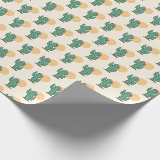 Cactus Theme Cadeauverpakking Cadeaupapier (Hoek)
