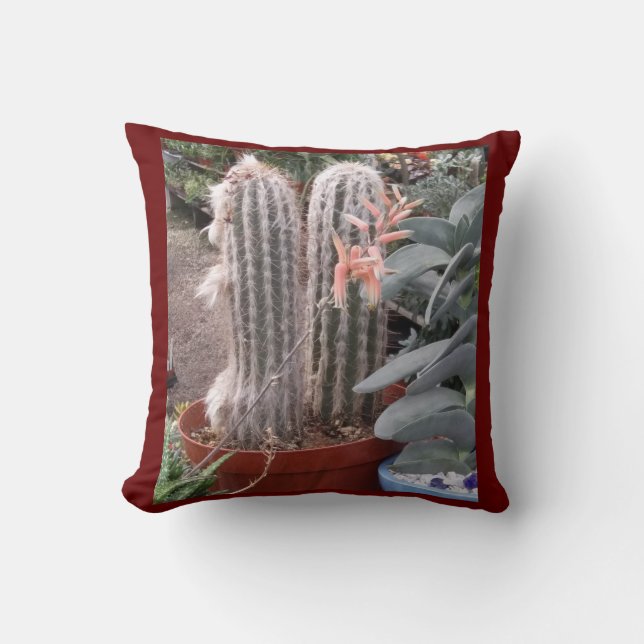 Cactus Throw Piillow Kussen (Voorkant)