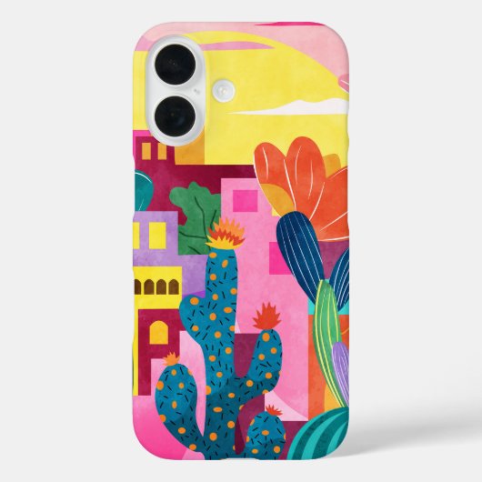 Cactus Town Case-Mate iPhone Case (Achterkant)