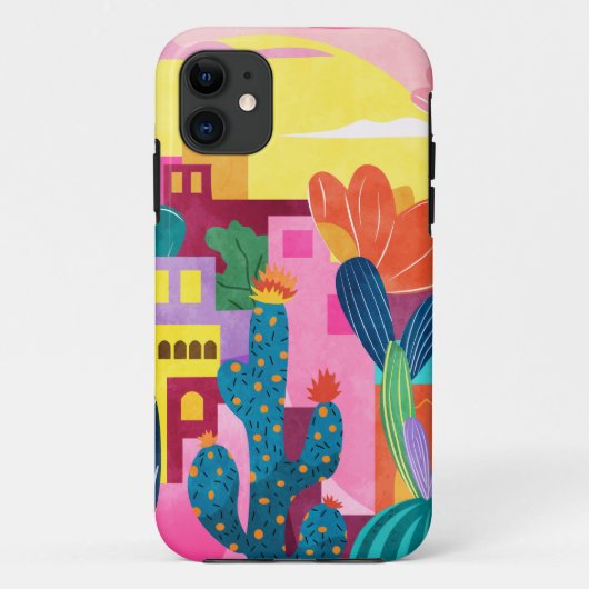 Cactus Town Case-Mate iPhone Case (Achterkant)