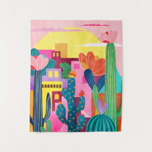 Cactus Town Wandkleed