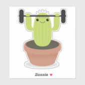 Cactus-training Sticker (Vel)
