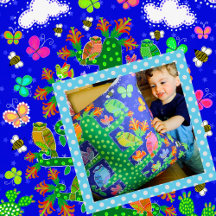 Cactus Tree of Life with Owls and Birds