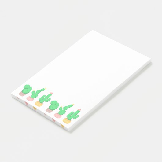 Cactus Trio Desert Modern Boho Post-it® Notes (Schuin)