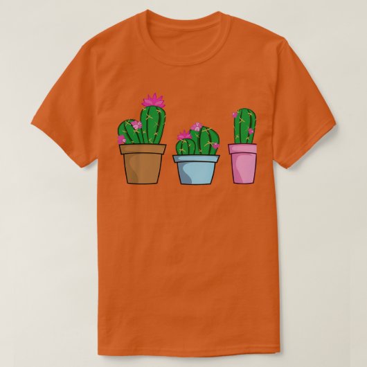 Cactus trio t-shirt (Design voorkant)