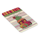 Cactus Trouwtaart "Save the Date" Magneet (Rechterzijde)