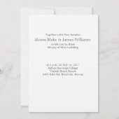 Cactus trouwuitnodiging kaart (Achterkant)