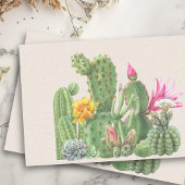 Cactus Tuin Cactussen Zuidwesten waterverf Tissuepapier