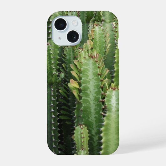 Cactus Tuin iPhone 15 Case (Achterkant)