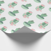 Cactus Tuin Patroon Cadeaupapier (Hoek)
