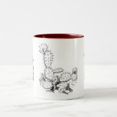 Cactus Tweekleurige Koffiemok (Center)