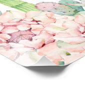 Cactus Twin One Prickly Pair Verjaardag Welkomstbo Foto Afdruk (Hoek)