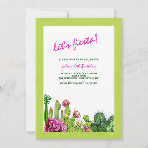 Cactus Uitnodigingen