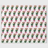 Cactus Uncle Cadeaupapier (Vlak)