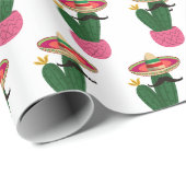 Cactus Uncle Cadeaupapier (Rol Hoek)