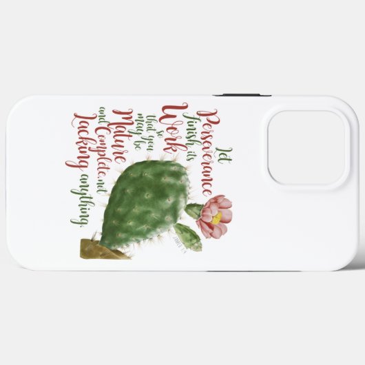  Cactus van J P Redouté geïllustreerd Case-Mate iPhone Case (Achterkant (horizontaal))