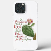  Cactus van J P Redouté geïllustreerd Case-Mate iPhone Case (Achterkant)