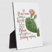  Cactus van J P Redouté geïllustreerd Fotoplaat (Zijkant)