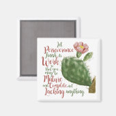  Cactus van J P Redouté geïllustreerd Magneet (Voorkant / Achterkant)