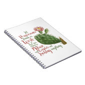 Cactus van J P Redouté geïllustreerd Notitieboek (Rechterzijde)