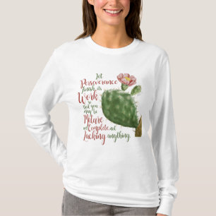 Cactus van J P Redouté geïllustreerd T-shirt
