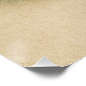 Cactus van steen op een beige bodem perfect poster (Hoek)