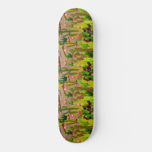 Cactus Variëteit 3 Persoonlijk Skateboard (Voorkant)
