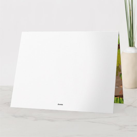 Cactus Variety 3 Bedankkaart (Achterkant)