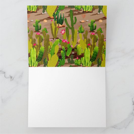 Cactus Variety 3 Bedankkaart (Binnen)