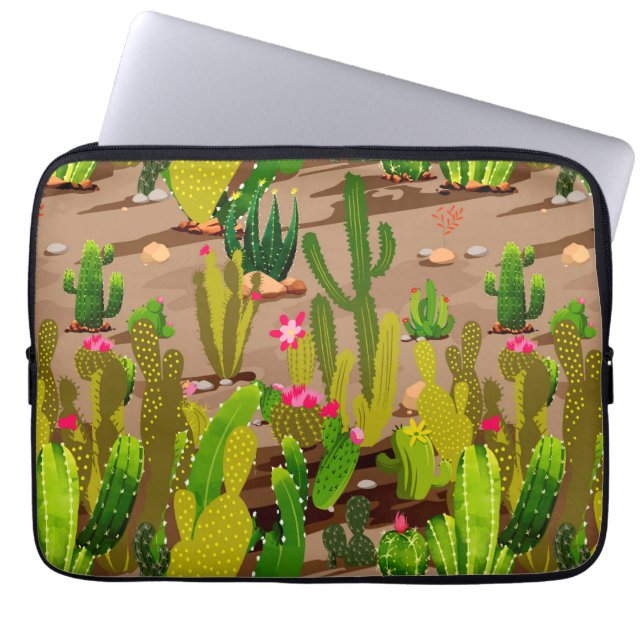 Cactus Variety 3 Laptop Sleeve (Voorkant)