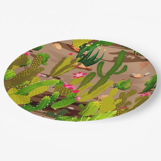 Cactus Variety 3 Papieren Bordje (Gekanteld)