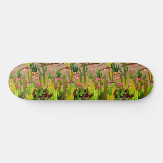 Cactus Variety 3 Persoonlijk Skateboard (Horizontaal)