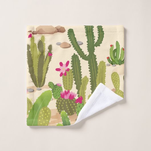 Cactus Variety Bad Handdoek (Wasdoekje)