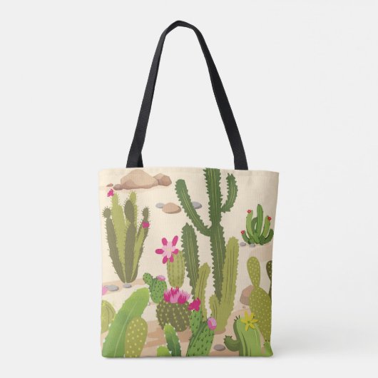 Cactus Variety Tote Bag (Achterkant)