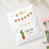 Cactus verjaardagsfeestje fista leuk bedankt bedankzakje (Gezegeld)